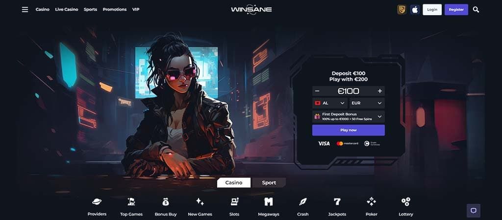 Winsane Casino—the hub for online betting and gaming enthusiasts.